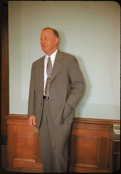 [14 Portraits of Craig of AT&T, for Fortune Business Executive Profile], Walker Evans (American, St. Louis, Missouri 1903–1975 New Haven, Connecticut), Color film transparency