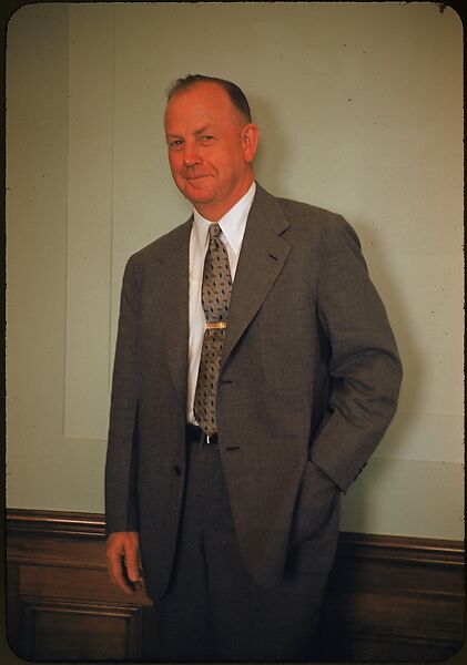 [14 Portraits of Craig of AT&T, for Fortune Business Executive Profile], Walker Evans (American, St. Louis, Missouri 1903–1975 New Haven, Connecticut), Color film transparency
