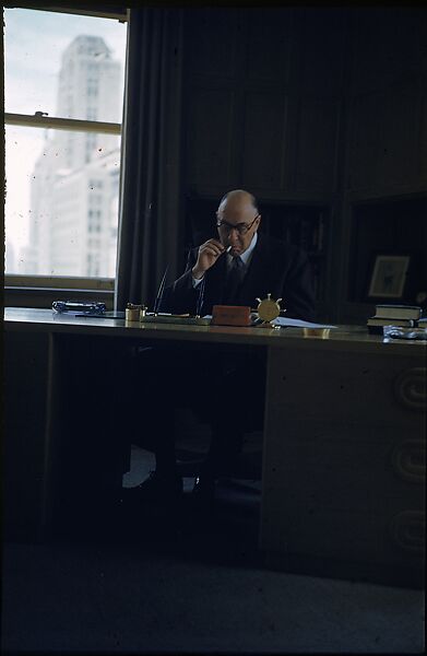 [24 Portraits of McCaffery of International Harvester, for Fortune Business Executive Profile], Walker Evans (American, St. Louis, Missouri 1903–1975 New Haven, Connecticut), Color film transparency