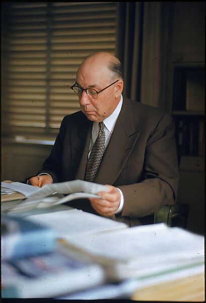 [24 Portraits of McCaffery of International Harvester, for Fortune Business Executive Profile], Walker Evans (American, St. Louis, Missouri 1903–1975 New Haven, Connecticut), Color film transparency