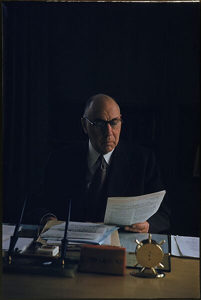 [24 Portraits of McCaffery of International Harvester, for Fortune Business Executive Profile], Walker Evans (American, St. Louis, Missouri 1903–1975 New Haven, Connecticut), Color film transparency