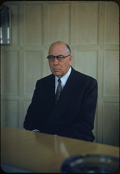 [24 Portraits of McCaffery of International Harvester, for Fortune Business Executive Profile], Walker Evans (American, St. Louis, Missouri 1903–1975 New Haven, Connecticut), Color film transparency