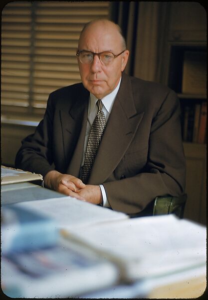 [24 Portraits of McCaffery of International Harvester, for Fortune Business Executive Profile], Walker Evans (American, St. Louis, Missouri 1903–1975 New Haven, Connecticut), Color film transparency