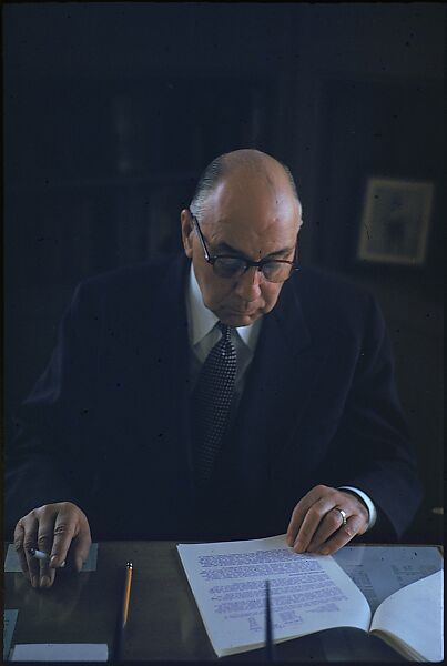 [24 Portraits of McCaffery of International Harvester, for Fortune Business Executive Profile], Walker Evans (American, St. Louis, Missouri 1903–1975 New Haven, Connecticut), Color film transparency