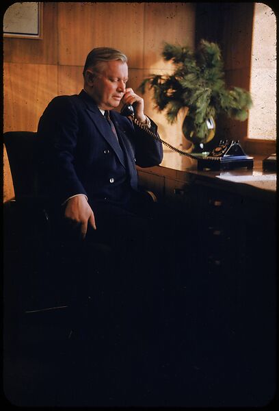 [61 Portraits of Cisler of Detroit Edison, for Fortune Business Executive Profile], Walker Evans (American, St. Louis, Missouri 1903–1975 New Haven, Connecticut), Color film transparency 