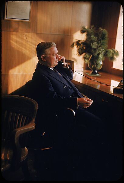 [61 Portraits of Cisler of Detroit Edison, for Fortune Business Executive Profile], Walker Evans (American, St. Louis, Missouri 1903–1975 New Haven, Connecticut), Color film transparency