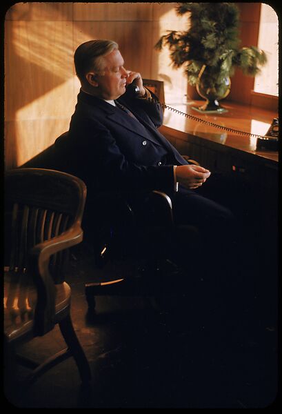 [61 Portraits of Cisler of Detroit Edison, for Fortune Business Executive Profile], Walker Evans (American, St. Louis, Missouri 1903–1975 New Haven, Connecticut), Color film transparency