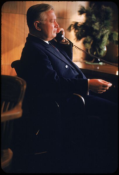 [61 Portraits of Cisler of Detroit Edison, for Fortune Business Executive Profile], Walker Evans (American, St. Louis, Missouri 1903–1975 New Haven, Connecticut), Color film transparency