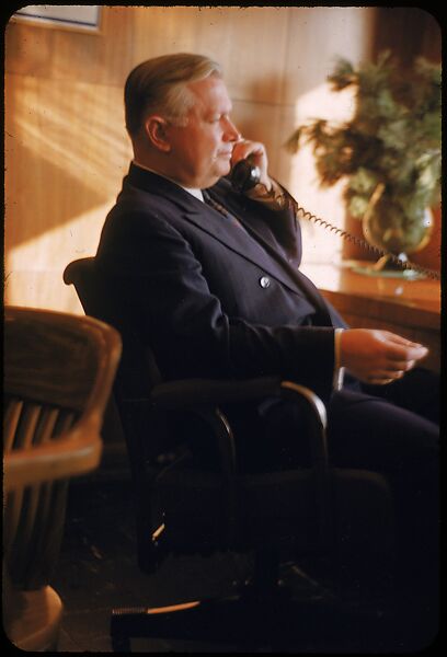 [61 Portraits of Cisler of Detroit Edison, for Fortune Business Executive Profile], Walker Evans (American, St. Louis, Missouri 1903–1975 New Haven, Connecticut), Color film transparency