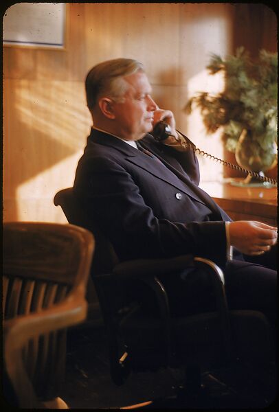 [61 Portraits of Cisler of Detroit Edison, for Fortune Business Executive Profile], Walker Evans (American, St. Louis, Missouri 1903–1975 New Haven, Connecticut), Color film transparency