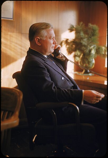 [61 Portraits of Cisler of Detroit Edison, for Fortune Business Executive Profile], Walker Evans (American, St. Louis, Missouri 1903–1975 New Haven, Connecticut), Color film transparency