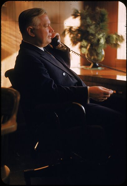 [61 Portraits of Cisler of Detroit Edison, for Fortune Business Executive Profile], Walker Evans (American, St. Louis, Missouri 1903–1975 New Haven, Connecticut), Color film transparency