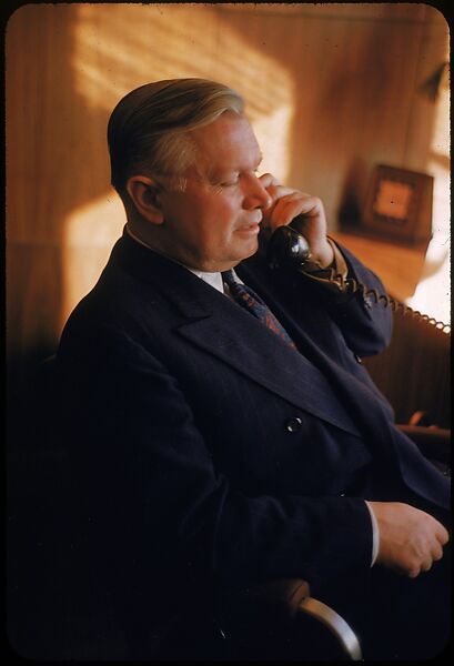 [61 Portraits of Cisler of Detroit Edison, for Fortune Business Executive Profile], Walker Evans (American, St. Louis, Missouri 1903–1975 New Haven, Connecticut), Color film transparency