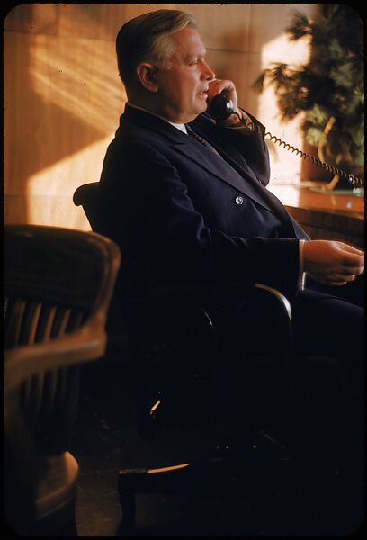 [61 Portraits of Cisler of Detroit Edison, for Fortune Business Executive Profile], Walker Evans (American, St. Louis, Missouri 1903–1975 New Haven, Connecticut), Color film transparency