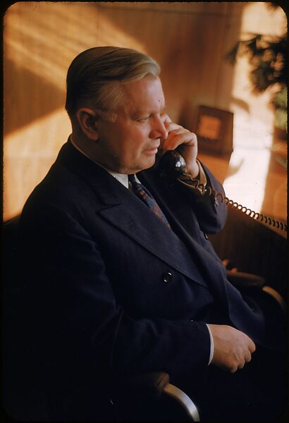 [61 Portraits of Cisler of Detroit Edison, for Fortune Business Executive Profile], Walker Evans (American, St. Louis, Missouri 1903–1975 New Haven, Connecticut), Color film transparency