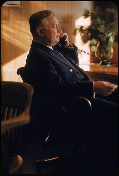 [61 Portraits of Cisler of Detroit Edison, for Fortune Business Executive Profile], Walker Evans (American, St. Louis, Missouri 1903–1975 New Haven, Connecticut), Color film transparency