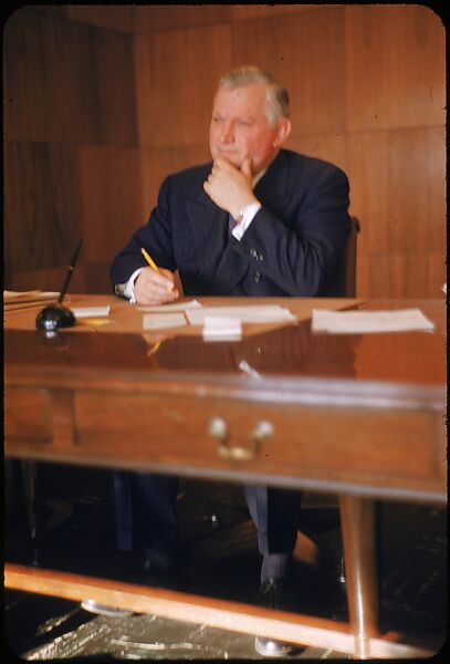 [61 Portraits of Cisler of Detroit Edison, for Fortune Business Executive Profile], Walker Evans (American, St. Louis, Missouri 1903–1975 New Haven, Connecticut), Color film transparency