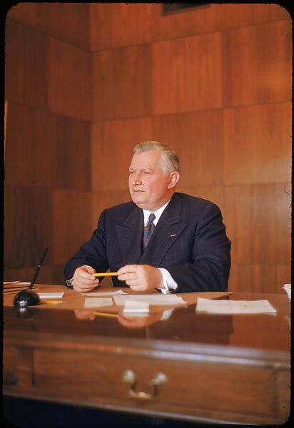 [61 Portraits of Cisler of Detroit Edison, for Fortune Business Executive Profile], Walker Evans (American, St. Louis, Missouri 1903–1975 New Haven, Connecticut), Color film transparency