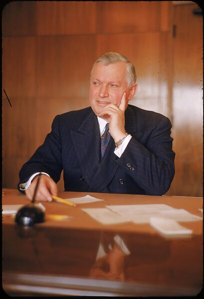 [61 Portraits of Cisler of Detroit Edison, for Fortune Business Executive Profile], Walker Evans (American, St. Louis, Missouri 1903–1975 New Haven, Connecticut), Color film transparency