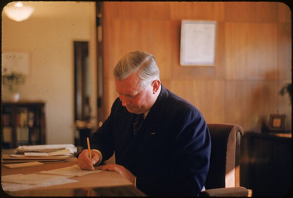 [61 Portraits of Cisler of Detroit Edison, for Fortune Business Executive Profile], Walker Evans (American, St. Louis, Missouri 1903–1975 New Haven, Connecticut), Color film transparency
