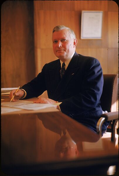 [61 Portraits of Cisler of Detroit Edison, for Fortune Business Executive Profile], Walker Evans (American, St. Louis, Missouri 1903–1975 New Haven, Connecticut), Color film transparency