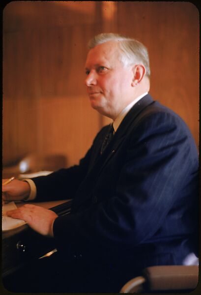 [61 Portraits of Cisler of Detroit Edison, for Fortune Business Executive Profile], Walker Evans (American, St. Louis, Missouri 1903–1975 New Haven, Connecticut), Color film transparency