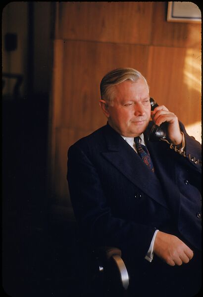 [61 Portraits of Cisler of Detroit Edison, for Fortune Business Executive Profile], Walker Evans (American, St. Louis, Missouri 1903–1975 New Haven, Connecticut), Color film transparency