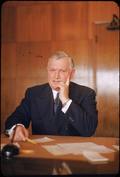 [61 Portraits of Cisler of Detroit Edison, for Fortune Business Executive Profile], Walker Evans (American, St. Louis, Missouri 1903–1975 New Haven, Connecticut), Color film transparency