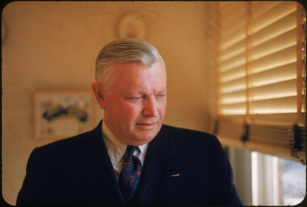[61 Portraits of Cisler of Detroit Edison, for Fortune Business Executive Profile], Walker Evans (American, St. Louis, Missouri 1903–1975 New Haven, Connecticut), Color film transparency