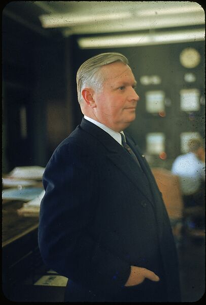 [61 Portraits of Cisler of Detroit Edison, for Fortune Business Executive Profile], Walker Evans (American, St. Louis, Missouri 1903–1975 New Haven, Connecticut), Color film transparency