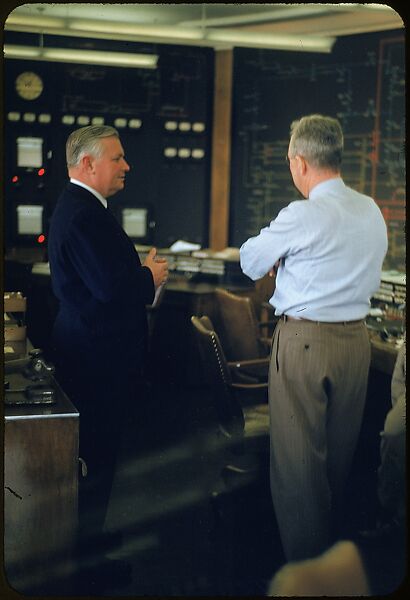 [61 Portraits of Cisler of Detroit Edison, for Fortune Business Executive Profile], Walker Evans (American, St. Louis, Missouri 1903–1975 New Haven, Connecticut), Color film transparency