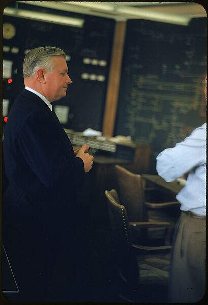 [61 Portraits of Cisler of Detroit Edison, for Fortune Business Executive Profile], Walker Evans (American, St. Louis, Missouri 1903–1975 New Haven, Connecticut), Color film transparency