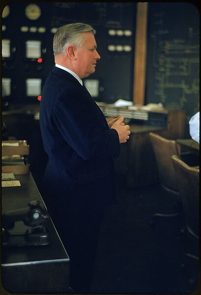 [61 Portraits of Cisler of Detroit Edison, for Fortune Business Executive Profile], Walker Evans (American, St. Louis, Missouri 1903–1975 New Haven, Connecticut), Color film transparency