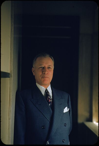 [17 Portraits of Cordiner of General Electric, for Fortune Business Executive Profile], Walker Evans (American, St. Louis, Missouri 1903–1975 New Haven, Connecticut), Color film transparency