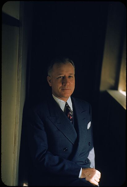 [17 Portraits of Cordiner of General Electric, for Fortune Business Executive Profile], Walker Evans (American, St. Louis, Missouri 1903–1975 New Haven, Connecticut), Color film transparency