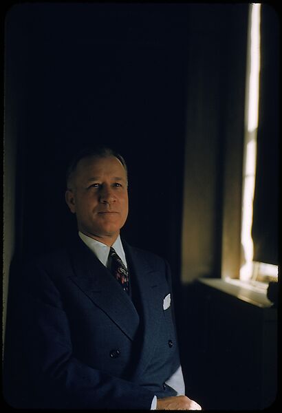 [17 Portraits of Cordiner of General Electric, for Fortune Business Executive Profile], Walker Evans (American, St. Louis, Missouri 1903–1975 New Haven, Connecticut), Color film transparency