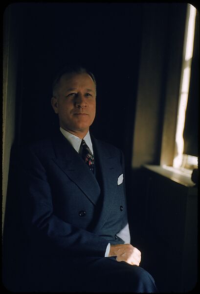 [17 Portraits of Cordiner of General Electric, for Fortune Business Executive Profile], Walker Evans (American, St. Louis, Missouri 1903–1975 New Haven, Connecticut), Color film transparency