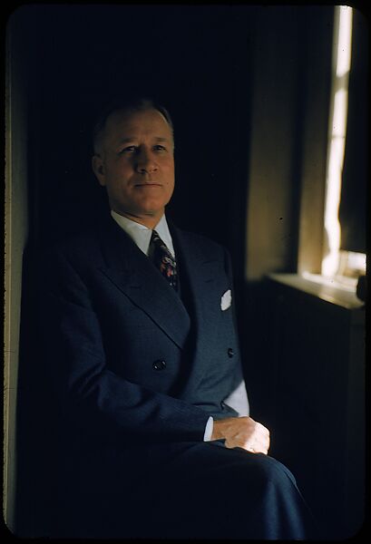 [17 Portraits of Cordiner of General Electric, for Fortune Business Executive Profile], Walker Evans (American, St. Louis, Missouri 1903–1975 New Haven, Connecticut), Color film transparency