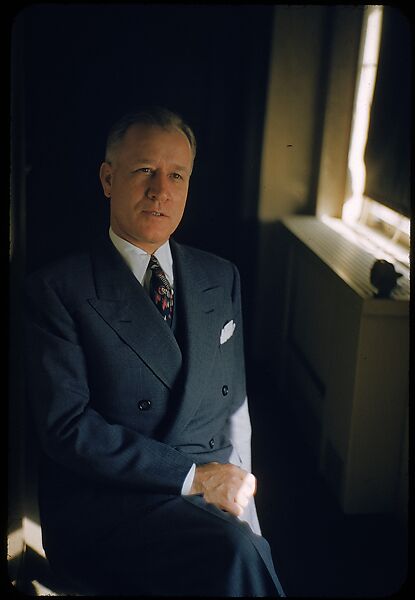 [17 Portraits of Cordiner of General Electric, for Fortune Business Executive Profile], Walker Evans (American, St. Louis, Missouri 1903–1975 New Haven, Connecticut), Color film transparency