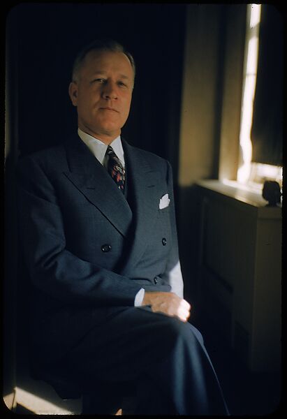[17 Portraits of Cordiner of General Electric, for Fortune Business Executive Profile], Walker Evans (American, St. Louis, Missouri 1903–1975 New Haven, Connecticut), Color film transparency
