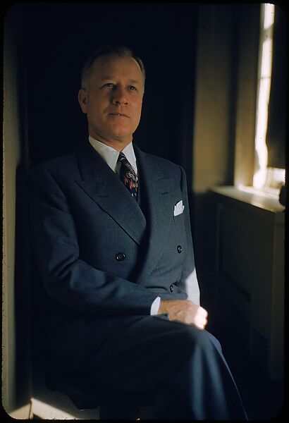 [17 Portraits of Cordiner of General Electric, for Fortune Business Executive Profile], Walker Evans (American, St. Louis, Missouri 1903–1975 New Haven, Connecticut), Color film transparency