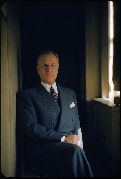 [17 Portraits of Cordiner of General Electric, for Fortune Business Executive Profile], Walker Evans (American, St. Louis, Missouri 1903–1975 New Haven, Connecticut), Color film transparency