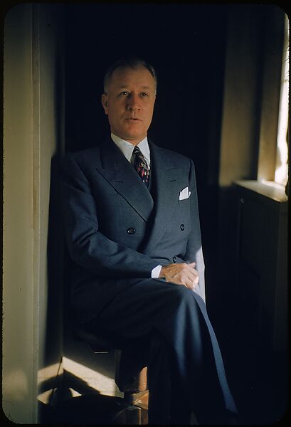 [17 Portraits of Cordiner of General Electric, for Fortune Business Executive Profile], Walker Evans (American, St. Louis, Missouri 1903–1975 New Haven, Connecticut), Color film transparency
