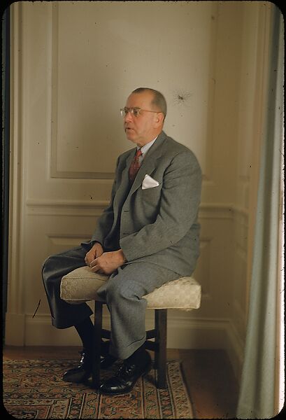 [53 Portraits of Kenneth Towe of American Cyanamid, for Fortune Business Executive Profile], Walker Evans (American, St. Louis, Missouri 1903–1975 New Haven, Connecticut), Color film transparency