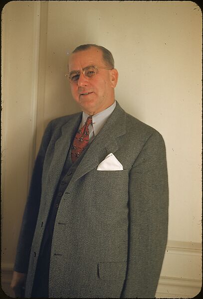 [53 Portraits of Kenneth Towe of American Cyanamid, for Fortune Business Executive Profile], Walker Evans (American, St. Louis, Missouri 1903–1975 New Haven, Connecticut), Color film transparency