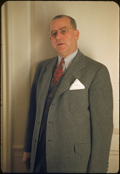 [53 Portraits of Kenneth Towe of American Cyanamid, for Fortune Business Executive Profile], Walker Evans (American, St. Louis, Missouri 1903–1975 New Haven, Connecticut), Color film transparency