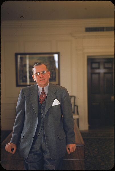 [53 Portraits of Kenneth Towe of American Cyanamid, for Fortune Business Executive Profile], Walker Evans (American, St. Louis, Missouri 1903–1975 New Haven, Connecticut), Color film transparency