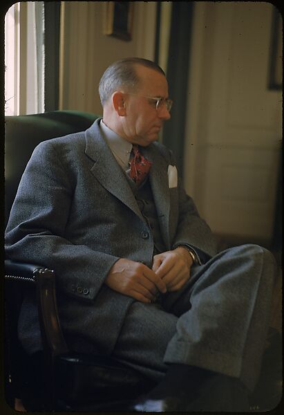 [53 Portraits of Kenneth Towe of American Cyanamid, for Fortune Business Executive Profile], Walker Evans (American, St. Louis, Missouri 1903–1975 New Haven, Connecticut), Color film transparency
