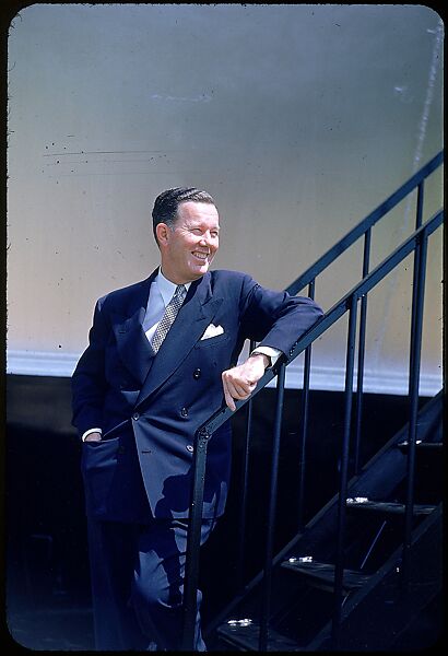 [4 Portraits of McCollum of Continental Oil, for Fortune Business Executive Profile], Walker Evans (American, St. Louis, Missouri 1903–1975 New Haven, Connecticut), Color film transparency