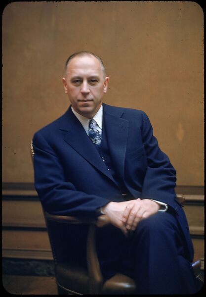 [25 Portraits of Clifford F. Hood of U.S. Steel, for Fortune Business Executive Profile], Walker Evans (American, St. Louis, Missouri 1903–1975 New Haven, Connecticut), Color film transparency